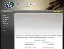 Tablet Screenshot of foleykalseim.com